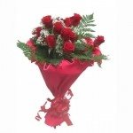 12 Roses Gift Wrapped