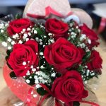 Roses in a Heart Box