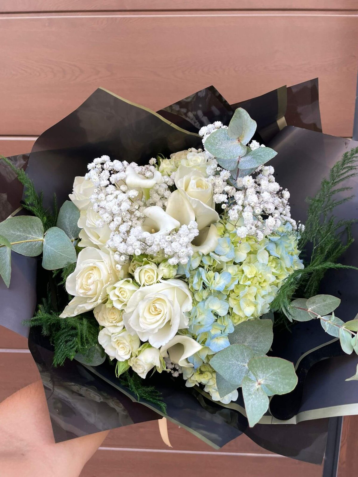 BOUQUET OF WHITE MIXED FLOWERS - 1 - Image 2
