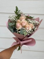 BOUQUET OF PINK ROSES