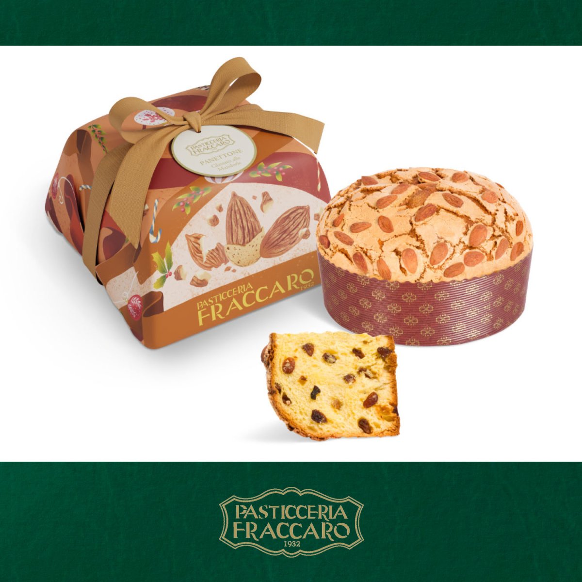 F04 - PANETTONE ALMOND GLAZED 750GR - Image 2