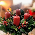 ADVENT WREATH RED CANDLES - 2025