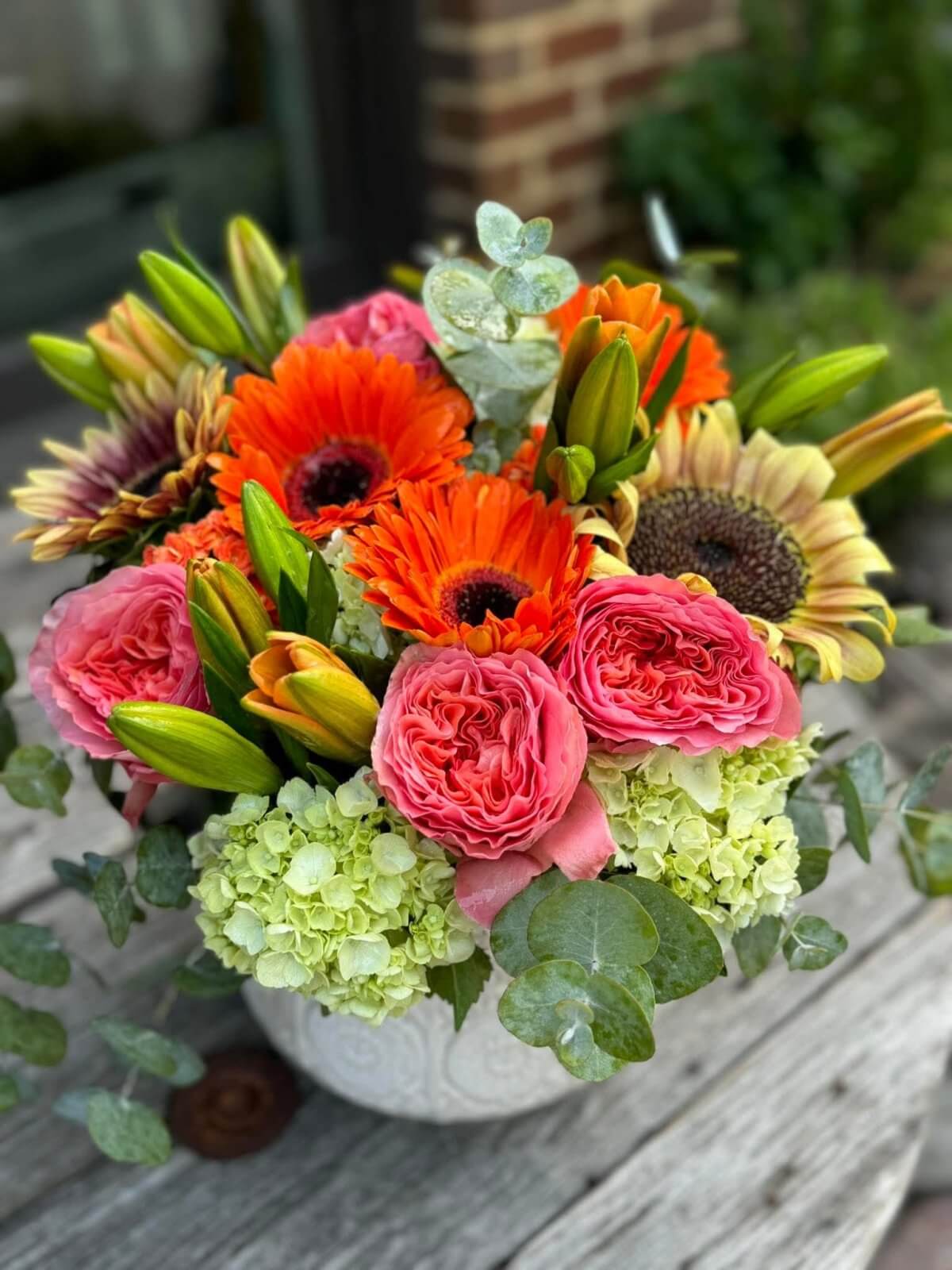 FLOWERS IN A CERAMIC POT 2025 - Image 2