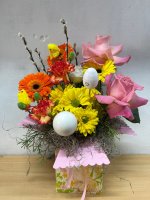 SPRING BUNNY HAT BOX