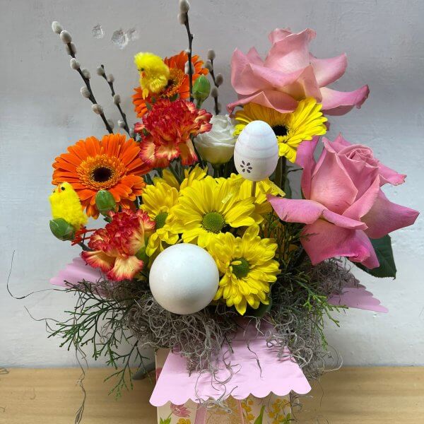 SPRING BUNNY HAT BOX
